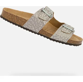 Dámské pantofle Dámské pantofle GEOX BRIONIA G011739 STŘÍBRNÁ 36