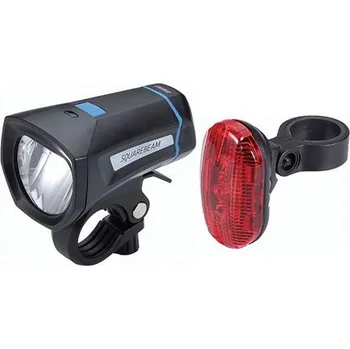 Cyklosvítilna blikačky P+Z BBB BLS-102 SquareCombo BLS-101+BLS-78