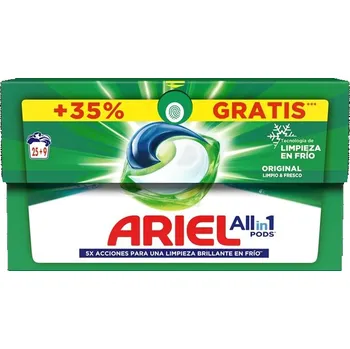 Prací prášek Ariel Allin1 Original prací tablety 34 ks 697 g