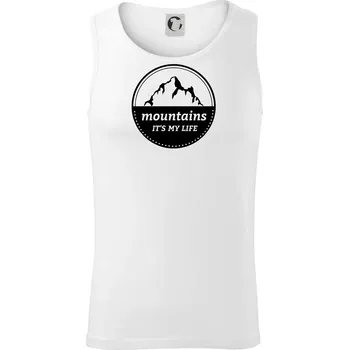 Mountains it's my life - Tílko pánské Core - L ( Bílá )
