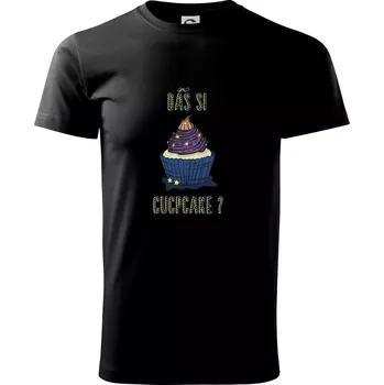 Dáš si cupcake? (Radek Pilař ART) - Triko extra velké (5-8XL) - 7XL ( Černá )