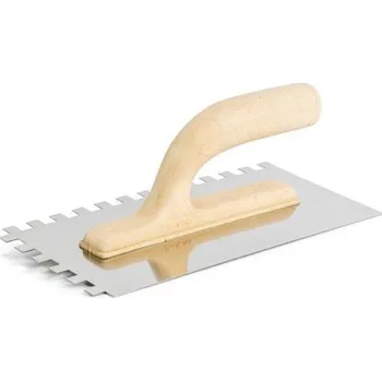 Zednické hladítko Hladítko nerez ECO LINE, zub 10 mm, 270 x 130 mm