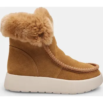 Dámská zimní obuv Weinbrenner dámské kožené chunky sněhule hnědé, vel. 42