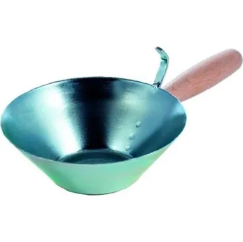 Zdenické nářadí Naběračka pozinkovaná, dřevěná rukojeť, Ø 185 mm