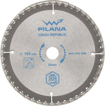 Pilový kotouč Kotouč pilový na dřevo TCT 165 x 2 x 20 mm, 48 zubů, PILANA