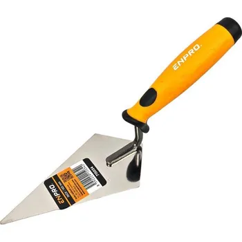 Zdenické nářadí Lžíce nerez pokrývačská, 140 mm, gumová rukojeť, ENPRO