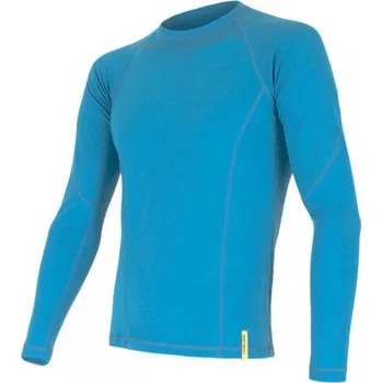 Pánské tričko triko dlouhé pánské SENSOR MERINO DOUBLE FACE modré (triko dlouhé pánské SENSOR MERINO DOUBLE FACE modré)