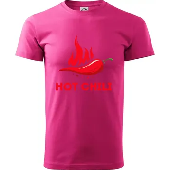 Pánská móda Hot Chili - Klasické pánské triko vyšší gramáže - 3XL ( Purpurová )