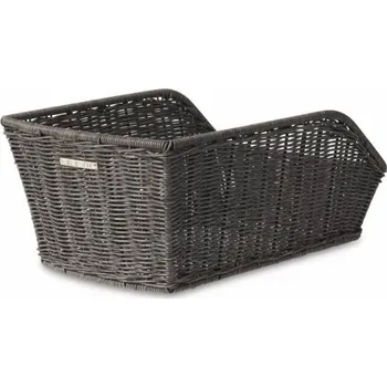 brašna na kolo koš BASIL Cento Rattan Look nosičový syntetický šedý