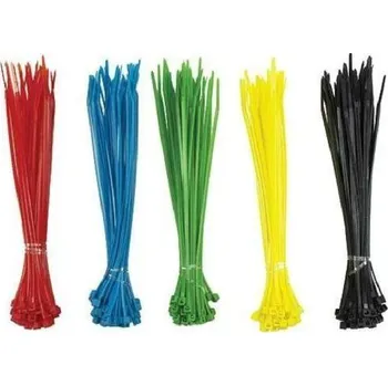 Stahovací páska Pásky vázací, 100 x 2,5 mm, 100 ks, barevné, ENPRO