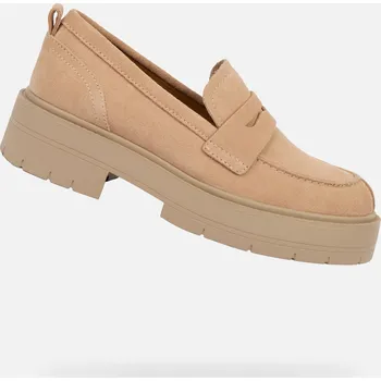 Dámská fitness obuv Dámské mokasíny GEOX SPHERICA EC7 G011754 BÉŽOVÁ 38