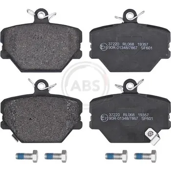 Brzdová destička Sada brzdových destiček, vždy 4 kusy v sadě A.B.S. 37220
