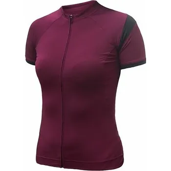 cyklistický dres dres krátký dámský SENSOR CYKLO COOLMAX CLASSIC zip lilla (dres krátký dámský SENSOR CYKLO COOLMAX CLASSIC zip lilla)