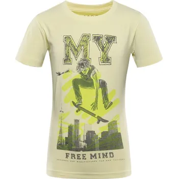 triko dětské krátké ALPINE PRO LORETO zelené (triko dětské krátké ALPINE PRO LORETO zelené)