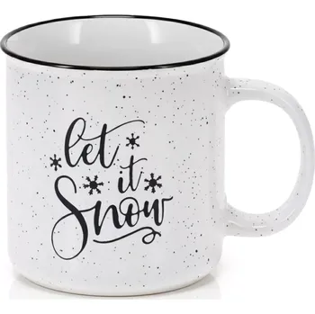 Keramický hrnek XXL 700 ml Let it Snow