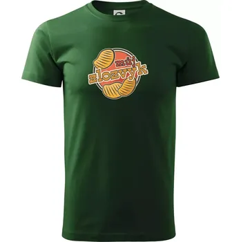 Brambůrky můj zlozvyk - Triko extra velké (5-8XL) - 6XL ( Lahvově zelená )