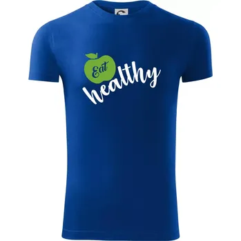 Eat Healthy - Viper FIT - Pánské zůžené tričko - XL ( Královská modrá )