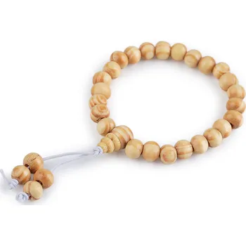 Módní doplněk Dřevěný náramek Japa Mala