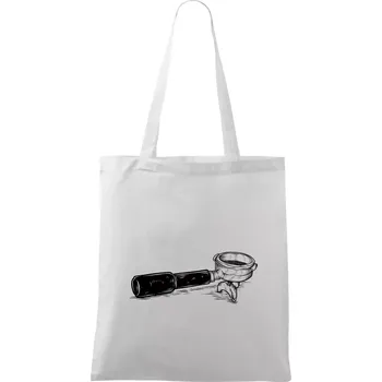 Páka kávovar - Taška bavlněná - 42 x 38 cm ( Bílá )