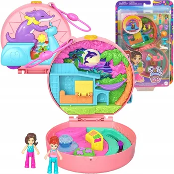 Doplněk pro panenku POLLY POCKET SADA DOBRODRUŽSTVÍ V RIU HRAČKA PRO HOLČIČKU DÍTĚ HWN98