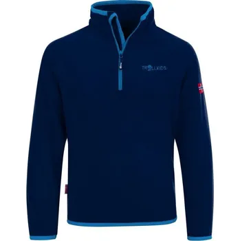 Chlapecká mikina Trollkids Dětská mikina Nordland Half Zip Jr 707-110 140