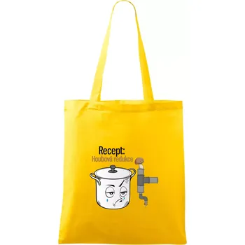 Recept houbová redukce - Taška bavlněná - 42 x 38 cm ( Žlutá )
