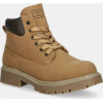 Dívčí zimní obuv Dětské zimní boty Tommy Hilfiger T3X5.34125 hnědá 82X, EUR 36