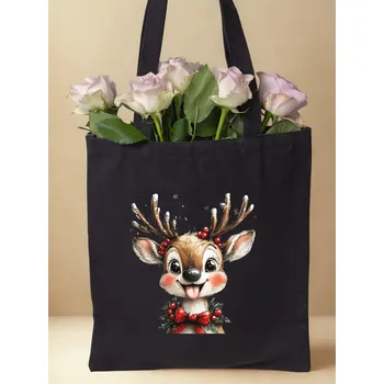 Taška s potiskem Textilní taška, Sobík vysmátý, 41x37cm, mix barev, 1 ks Vyberte si barvu ZDE:: černá