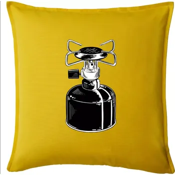 Polštář Kempingový vařič - Polštář 50x50 - 50x50 - Pouze potah ( Žlutá )