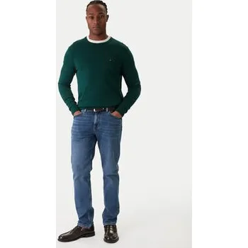 Pánský svetr Tommy Hilfiger Svetr Essential Ssnl MW0MW39999 Zelená Regular Fit 3XL