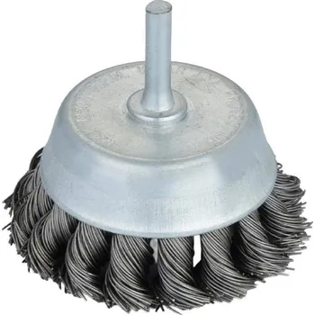 Drátěný kartáč Kartáč hrnkový, copy, stopka 75 mm, ENPRO