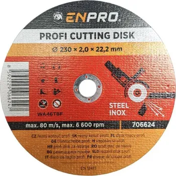 Řezný kotouč Kotouč na kov řezný PROFI, Ø 230 x 2 x 22,2 mm, ENPRO