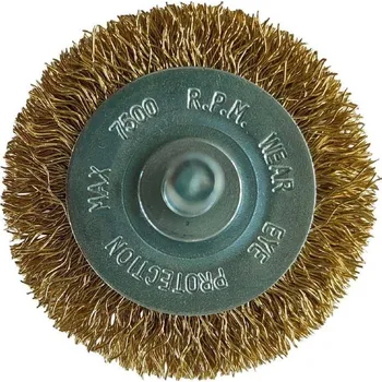 Drátěný kartáč Kartáč okružní, vlnitý, stopka 50 mm, ENPRO