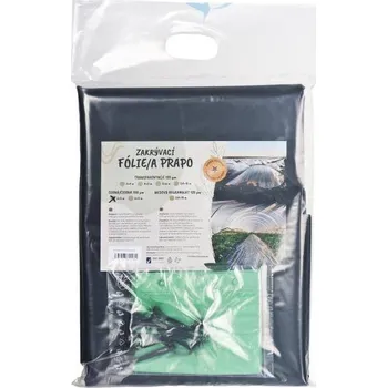 Mulčovací textilie Fólie LDPE 3 x 5 m, 150 µm, černá, PRAPO