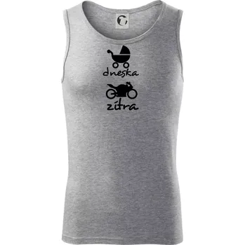 Dnes zítra silnice - Tílko pánské Core - 2XL ( Tmavě šedý melír )