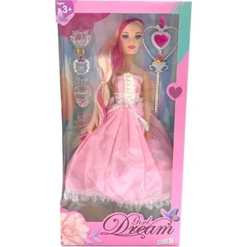 Panenka 45 cm s doplňky Panenka HRAČKA pro ROČNÍ DÍVKU Dárek Mega