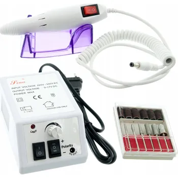 Bruska na nehty Bruska na nehty Red-Ice 12 W, bílá, oboustranné diamantové frézy