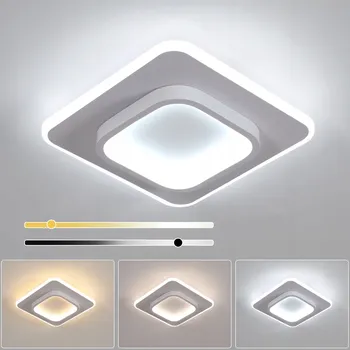 Stropní Svítidlo Riserva čtvercová 24 x 5,5 cm bílá