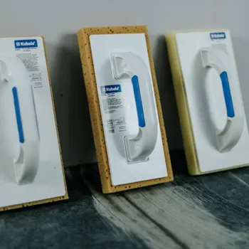 Zednické hladítko Hladítko s mořskou houbou zkosené, 280 x 140 mm, rukojeť BM, KUBALA ENPRO