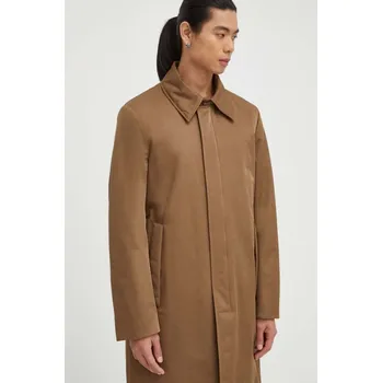 Pánská softshellová bunda Bunda Tiger Of Sweden pánská, hnědá barva, přechodná T71910001 84X, vel. 54