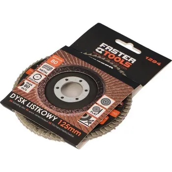 Brusný kotouč Kotouč lamelový 125 mm, zrnitost 100, FASTER TOOLS