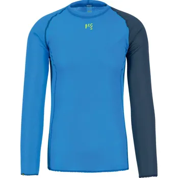 cyklistický dres KARPOS Cyklistické triko s dlouhým rukávem - DINAMICO OCTA - modrá M