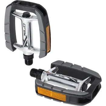 Komponent pro jízdní kolo pedály XLC PD-C08 City černo/stříbrné