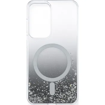 Pouzdro na mobilní telefon Zadní kryt Tel Protect Moonlite Magsafe pro Samsung Galaxy S25 FE black clear