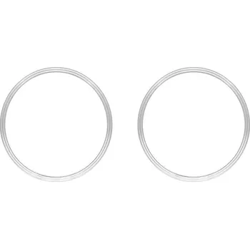 Náušnice Postříbřené náušnice Lilou Etno 171/70/KOL/NO2/SR stříbrná SLV, vel. ONE SIZE