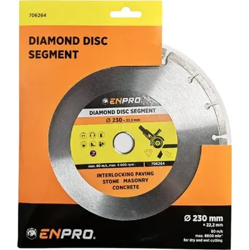 Brusný kotouč Kotouč diamantový segment Ø 230 x 22.2 mm, ENPRO