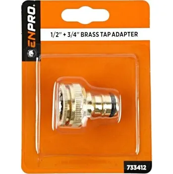 Hadicová spojka Adaptér s vnitřním závitem 1/2" + 3/4" mosaz, ENPRO