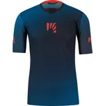 KARPOS Cyklistický dres s krátkým rukávem - VAL DI DENTRO - černá/oranžová