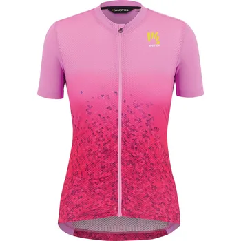 cyklistický dres KARPOS Cyklistický dres s krátkým rukávem - VERVE EVO W - růžová S