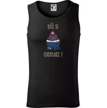 Dáš si cupcake? (Radek Pilař ART) - Tílko pánské Core - M ( Černá )